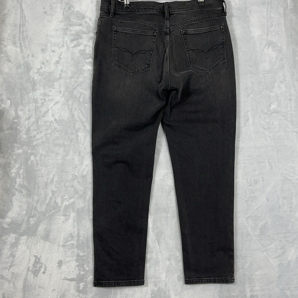 Lauren Ralph Lauren Black Label Women High Rise Straight Leg Jeans Black Size:10 - Picture 7 of 13